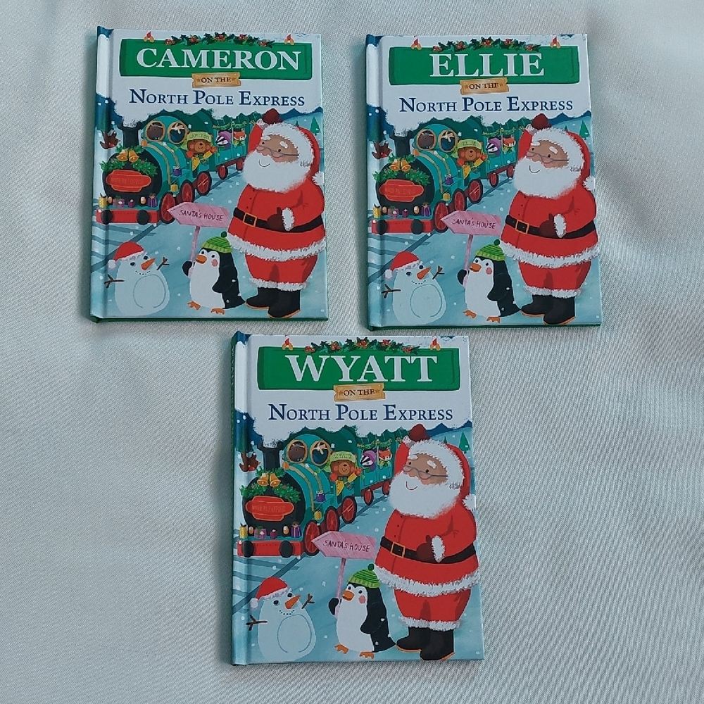 Cameron Elliet Wyatt the‎ North Pole Express by J. D. Green (2022 Hardcover) Set